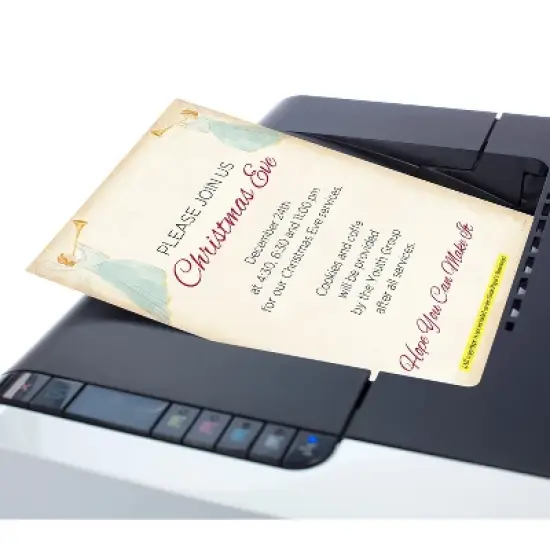 Great Papers! Holiday Stationery Letterhead Angels and Horn Multicolor 50 sheets (2024028) image {3}