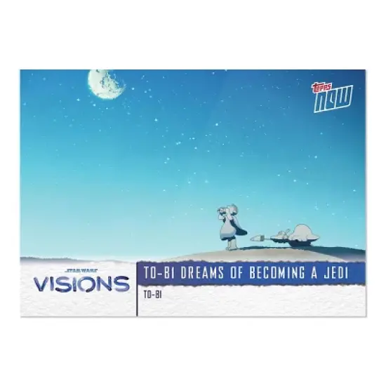 TOPPS NOW 2021 Star Wars Visions 5-Card Pack | T0-B1 image {4}