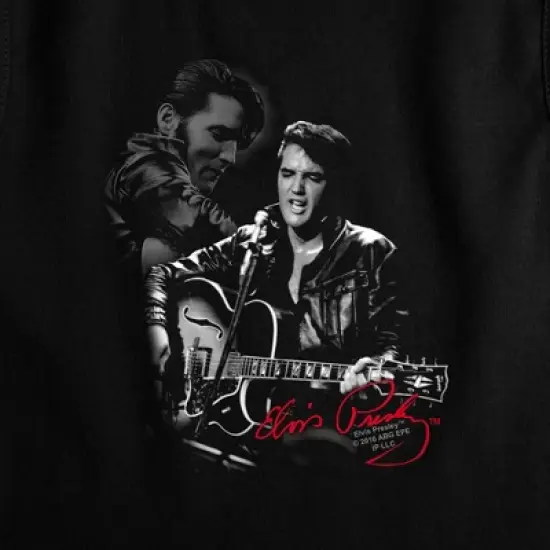 Women's Elvis Presley Show Stopper Sleeveless Crop Top Tank image {1}