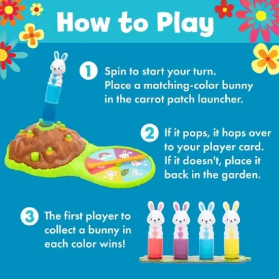 Educational Insights Pop Pop Bunny Hop Game image {5}