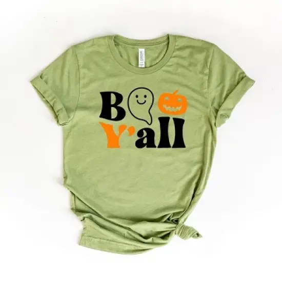 Simply Sage Market Women's Boo Y'all Short Sleeve Graphic Tee image {3}