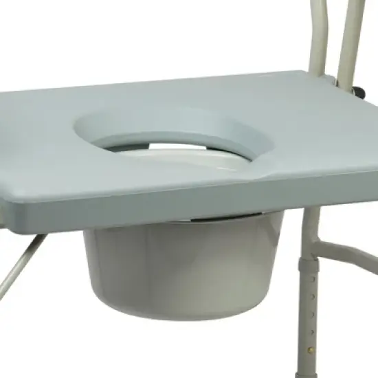 McKesson Bariatric Commode Chair Portable Toilet, 1 Count image {3}
