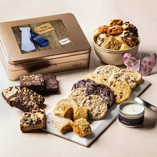 Retirement Gift Baskets, Brownies, Rugelah and Cookies Gift Baskets, Gourmet Food Gift Baskets for Women, Colleague, Coworker, by Dulcet Gift Baskets image {15}