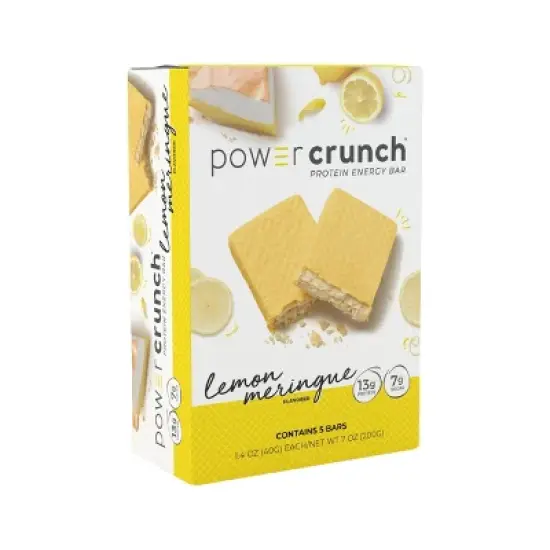 Power Crunch Energy Lemon Meringue Protein Bar - 5ct image {6}