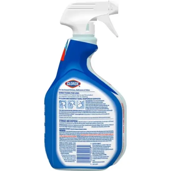 Clorox Rain Clean Scent Clean-Up All Purpose Cleaner with Bleach Spray Bottle - 32 fl oz image {12}