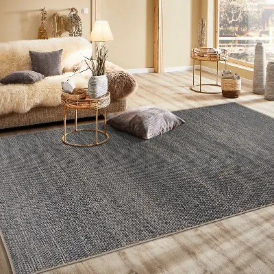 World Rug Gallery Contemporary Abstract Indoor/Outdoor Area Rug image {9}