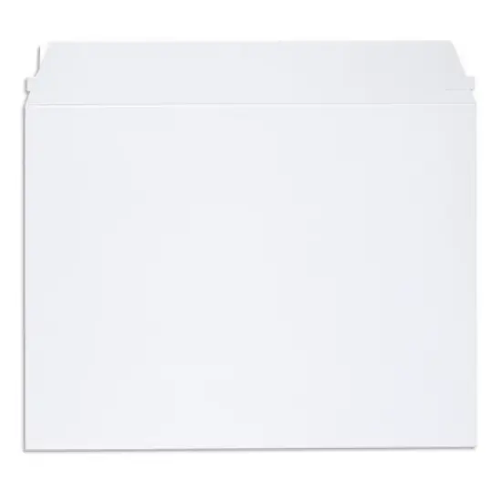 Juvale 25 Pack Stay Flat Rigid Mailers 9x12 with Self Adhesive Seal, Bulk White Cardboard Envelopes for Shipping Photo, Magazines, Comic Books image {7}