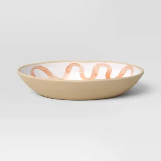 Coastal 40 fl oz Melamine Plastic Peach Ring Dinner Bowl Coral - Threshold&trade; image {3}
