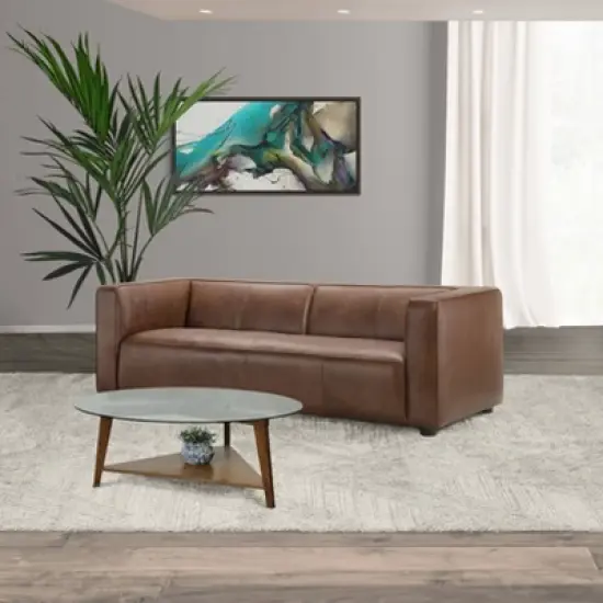 Otto Leather Sofa - Abbyson Living image {3}