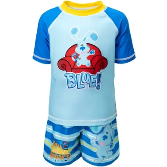 Blue's Clues & You! Rash Guard and Swim Trunks Outfit Set Toddler image {4}