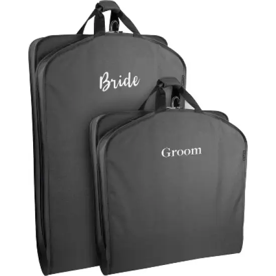 Bride & Groom 60 Deluxe Travel Garment Bag and 40" Deluxe Travel Garment Bag image {6}