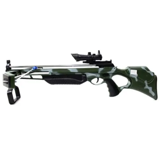 Insten Military Crossbow Playset with 3 Suction Cup Arrows & 30" Scope, Camouflage Toys for Kids image {6}