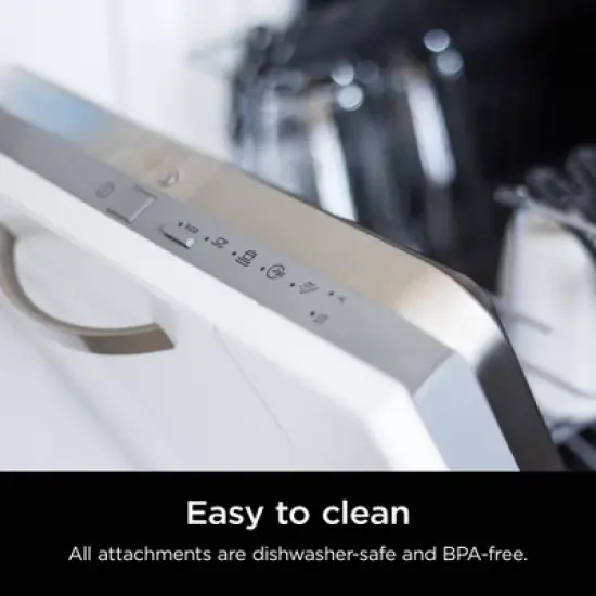 Ninja Foodi Power Mixer System with Hand Blender & Hand Mixer Combo and 3-Cup Blending Vessel - CI101: Immersion Blender, 5 Speeds, Whisk image {8}