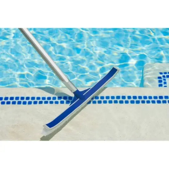 Poolmaster Classic 18'' Vinyl Liner Swimming Pool Brush with Bumper image {4}