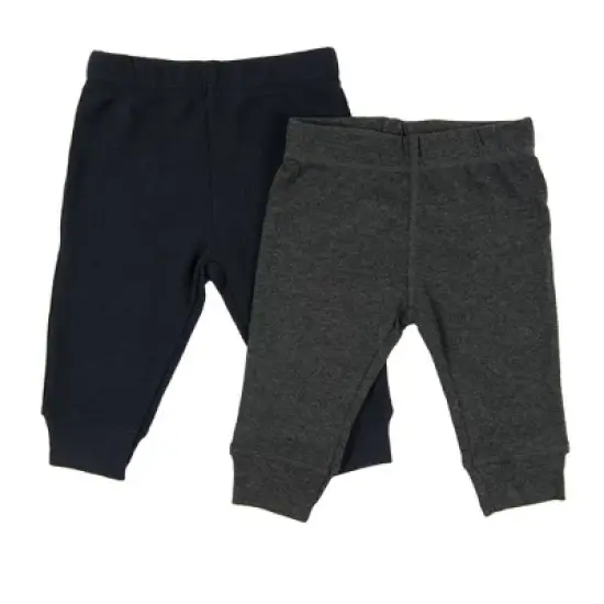 Leveret Baby Navy Crawling Pant and Colored Legging image {9}