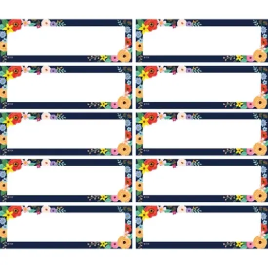 Teacher Created Resources&reg; Wildflowers Magnetic Labels Accents, 20 Per Pack, 2 Packs image {1}