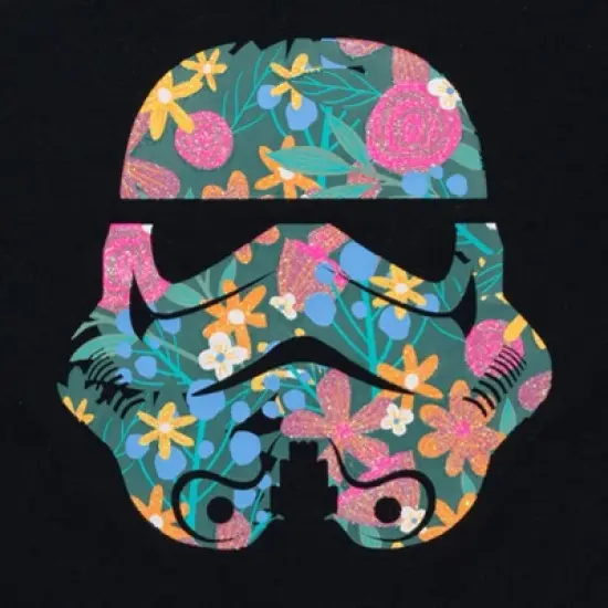 Star Wars Stormtrooper C-3PO R2-D2 Girls 3 Pack Graphic T-Shirts Little Kid to Big Kid image {7}