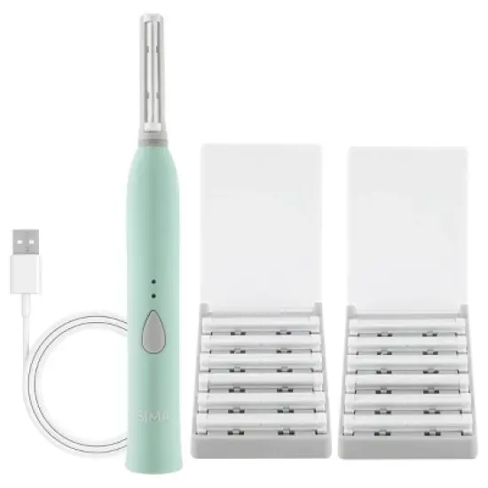 Spa Sciences SIMA Sonic Dermaplaning Tool for Exfoliation & Peach Fuzz Removal image {12}