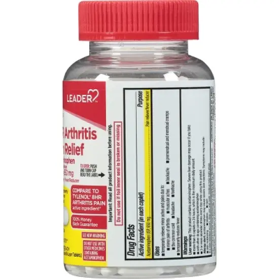 Leader 650 mg 8 Hour Arthritis Pain Relief 225 Caplets image {7}