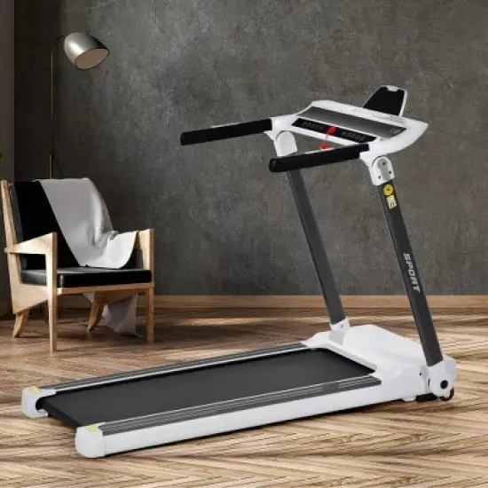 FIONECA Foldable Compact Treadmill with 3.5HP Motor, Bluetooth & App Control, 330 LB Capacity image {8}