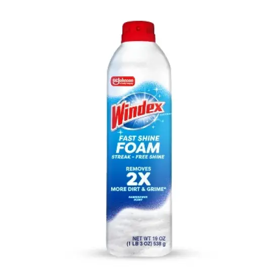 Windex Fast Shine Foam Aerosol - 19oz image {12}