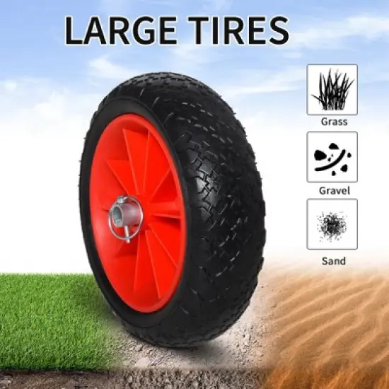 Universal Paddle Boat Cart, Trolley Trailer Kayak Wheels with Strong Aluminum Frame, Adjustable Width Crossbar, & Large Tires image {4}