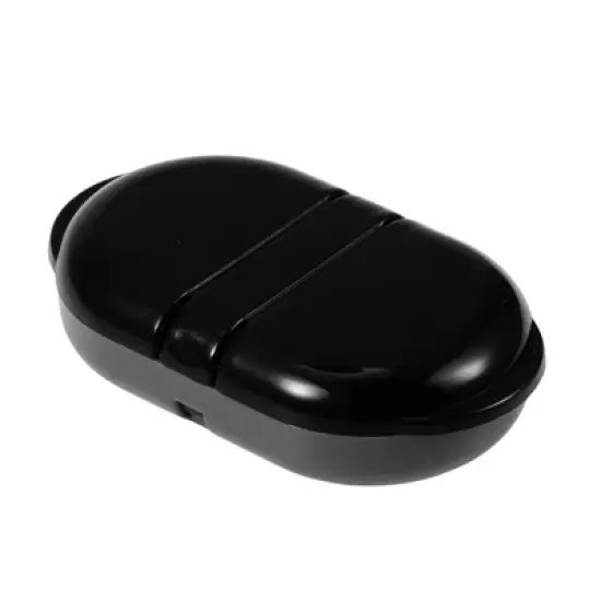 Unique Bargains Flip Up 2 Compartment Pill Case 1 Pc image {6}