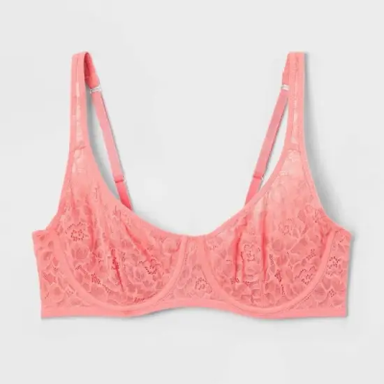 Women's Lace Unlined Scoop Balconette Bra - Auden&trade; image {5}