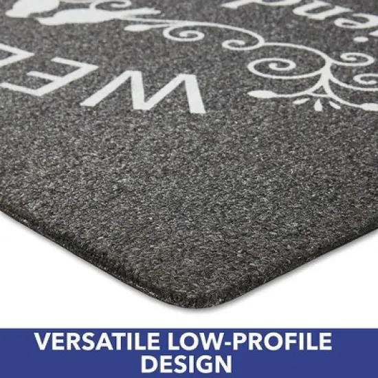 J&V TEXTILES "Hello" Outdoor Rubber Doormat 18" x 30" image {2}