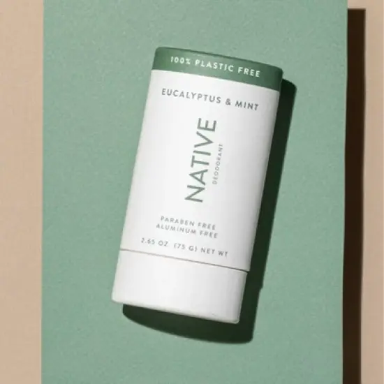 Native Plastic Free Eucalyptus and Mint Deodorant - 2.65oz image {3}