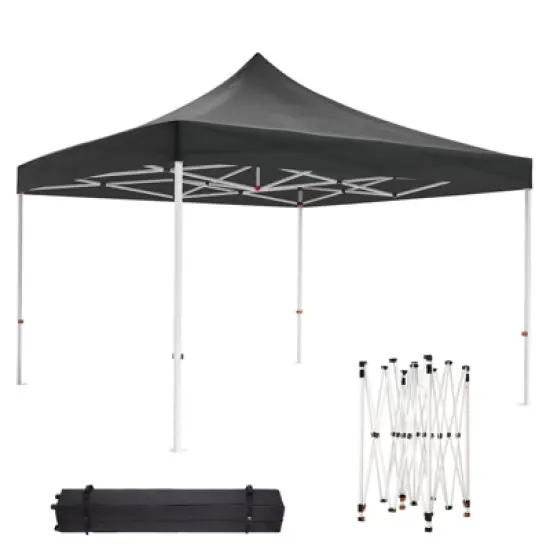 10x10 Pop Up Canopy,Heavy Duty Canopy, Easy Up Gazebos with Wheel Bags,UV Resistant Waterproof,for Outdoor Events, Patio, Backyard, Party, Camping image {7}
