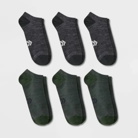 Men's Light Weight Random Feed Socks 6pk - All in Motion&trade; 6-12 image {4}