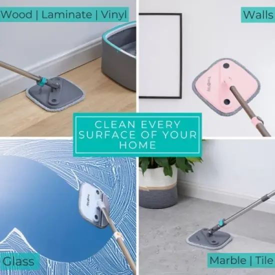 True & Tidy Spin Mop Pad Set image {1}