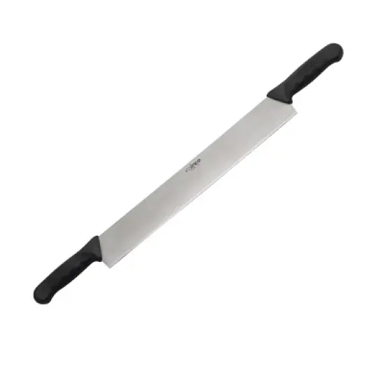 Winco KCP-15 15" Cheese Knife With Double Black Polypropylene Handles image {2}