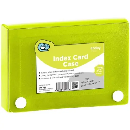 Enday 3" X 5" Index Card Case image {6}