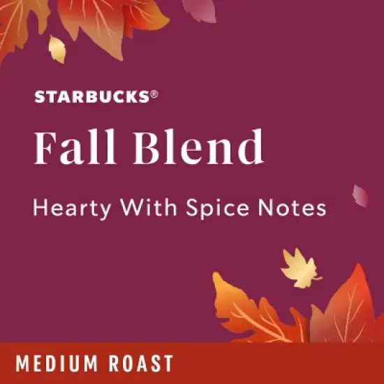 Starbucks Fall Blend Medium Roast Keurig K-Cup Coffee Pods - 22ct image {1}