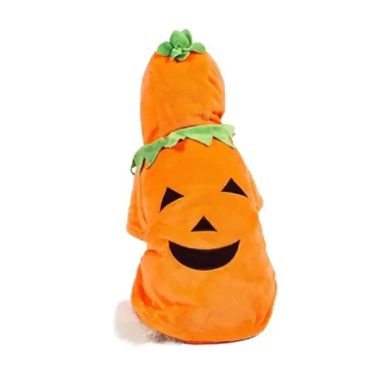 Dog Hoodie Cute Funny Halloween Style Pumpkin Cosplay Costume Warm Puppy Fleece Clothes image {4}
