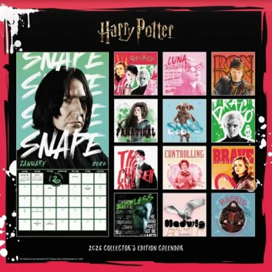 Trends International 2026 Harry Potter Collector's 12.63"x12.63" Edition Calendar image {5}