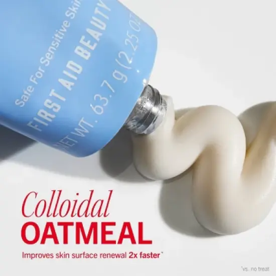 FIRST AID BEAUTY UR Rescue Balm, Moisturizing Face Cream for Dry. Sensitive and Damaged Skin - 2.25oz - Ulta Beauty image {6}