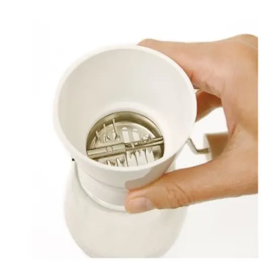 Norpro Glass Nut and Topping Chopper, White image {3}