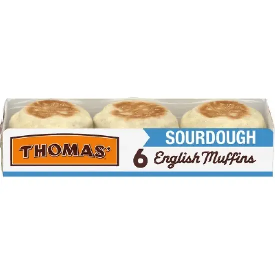 Thomas' Sourdough English Muffins - 12oz/6ct image {11}