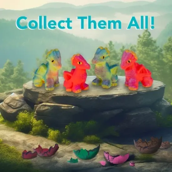 Class Collections Surprise Growing Dragon Hatch Egg Kids Novelty Toy - Pack of 2, Black image {3}