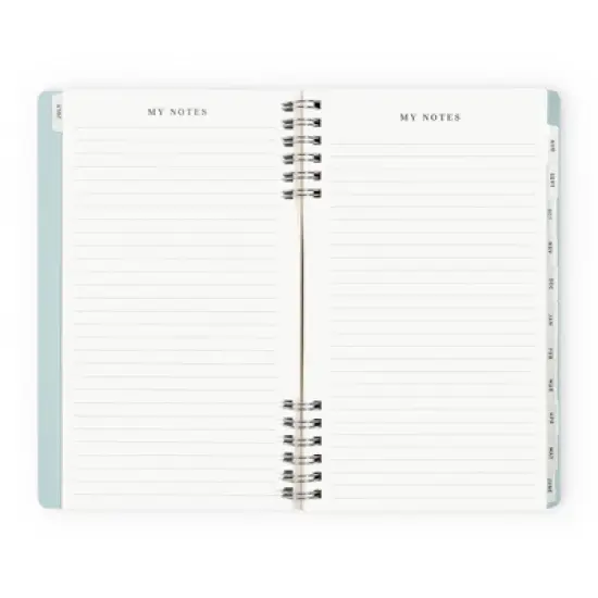 Altitude Supplies 5"x8" Weekly and Monthly Planner, July 2025 to June 2026, Seafoam Blue Arch image {7}