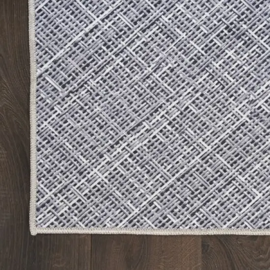 Nourison Washables Modern Flatweave Indoor Non-Skid Area Rug image {3}