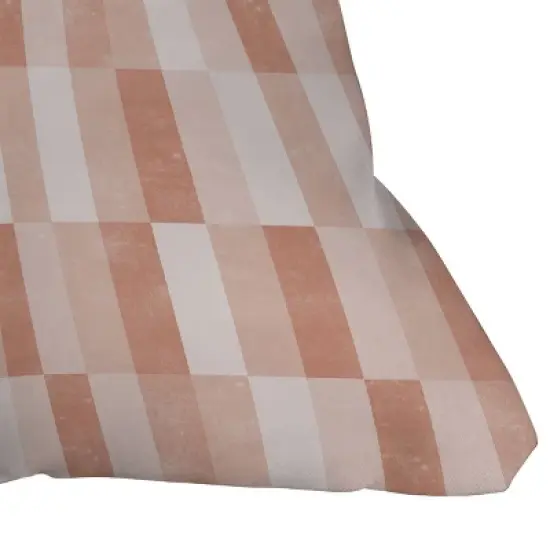 Little Arrow Design Co. Cosmo Tile Terracotta Outdoor Throw Pillow Orange - Deny Designs image {1}