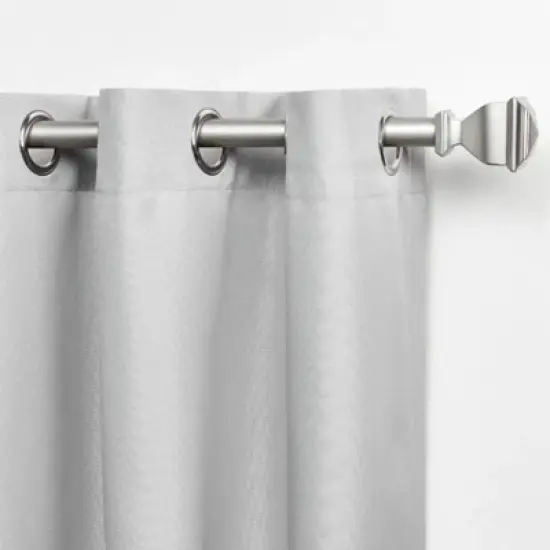 Set of 2 Indoor/Outdoor Solid Cabana Grommet Top Curtain Panels - Exclusive Home image {5}