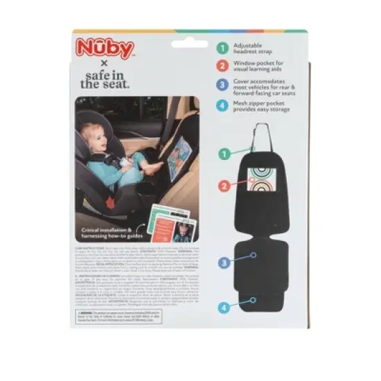 Nuby x Safe in the Seat Car Seat Protector image {10}