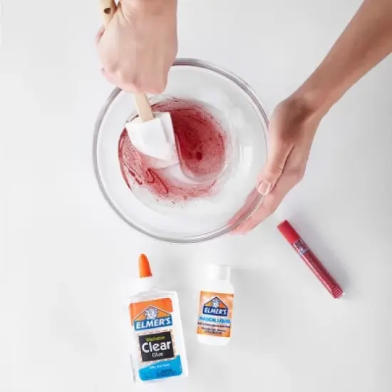 Elmer's 5oz Washable School Glue - Clear: Liquid Glue, Non-Toxic, Dries Clear, Ideal for Paper, Art & Stationery image {3}