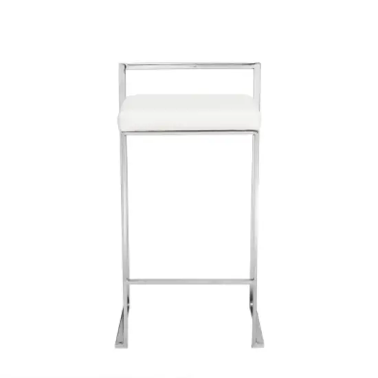 25.25" Lillian Upholstered Counter Height Barstool - Carolina Chair & Table image {4}