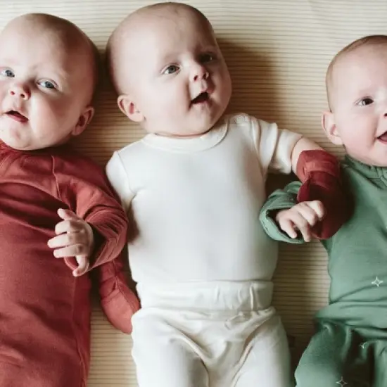 Goumikids Viscose Made from Bamboo + Organic Cotton Short-Sleeve Baby Bodysuit image {5}